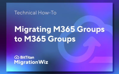 Migrating M365 Groups to M365 Groups