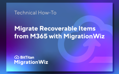 New Video: Migrate Recoverable Items